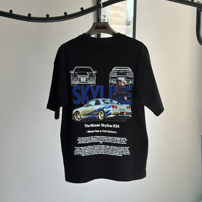 Skyline R34 X Gojo Satoru Tee