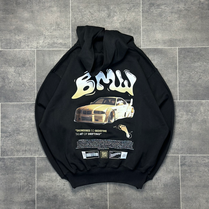THE BMW M3 E36 Black Oversized Hoodie