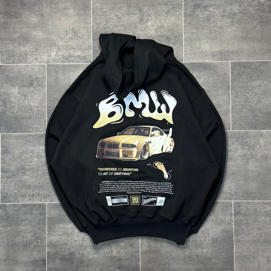 THE BMW M3 E36 Black Oversized Hoodie