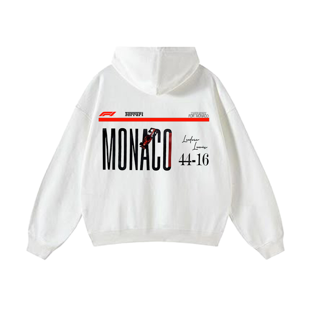 Monaco F1 White Hoodie
