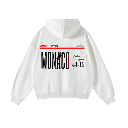Monaco F1 White Hoodie
